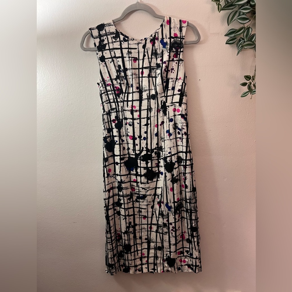 Splatter Paint Print Dress